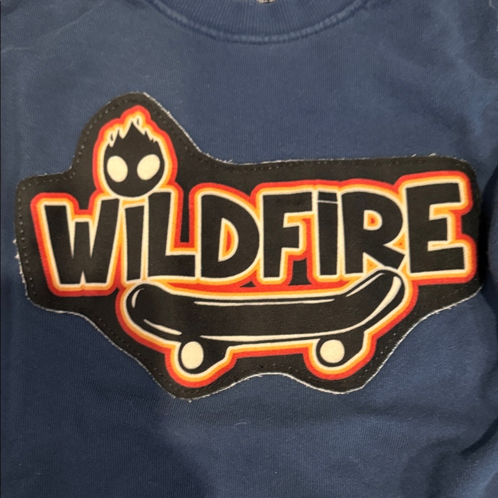 Kids Navy Sweatshirt - Picture 2 of 4